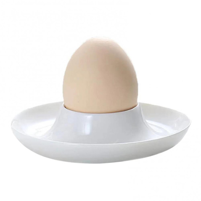4/6Pcs White Egg Cups Food Grade BPA Free High Durability Compact Size Portable Boiled Egg Holders Set