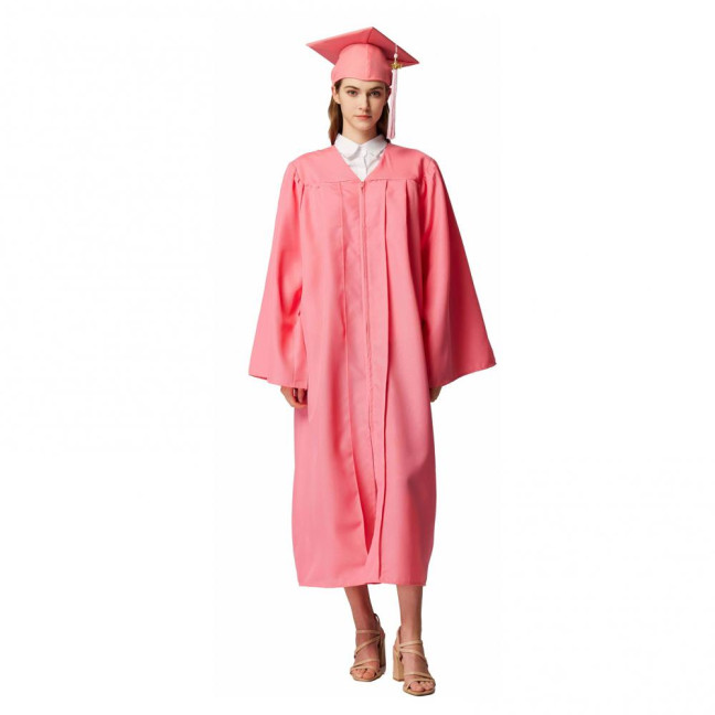 3 Pcs/Set Graduation Costume Matte Graduation Cap Shoulder Stoles And Gown Set Unisex Loose Fit Gown for High School College Postgrad Graduation Ceremonies