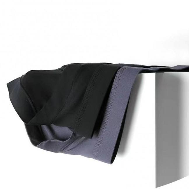 Men Briefs Modal Fabric High Elasticity Breathable Underwear U-Convex Mid-Waist Design Panties Daily Wear