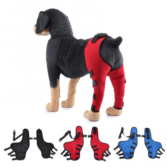 Dog Knee Brace for Torn ACL Hind Leg Adjustable Dual Back Leg Support for Luxating Patella Ligament Injuries Osteoarthritis Dog Knee Brace for Torn ACL Hind Leg Adjustable Dual Back Leg Support for Luxating Patella Ligament Injuries Osteoarthritis