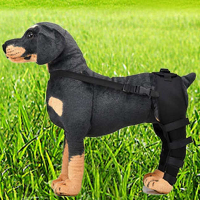 Dog Knee Brace for Torn ACL Hind Leg Adjustable Dual Back Leg Support for Luxating Patella Ligament Injuries Osteoarthritis Dog Knee Brace for Torn ACL Hind Leg Adjustable Dual Back Leg Support for Luxating Patella Ligament Injuries Osteoarthritis