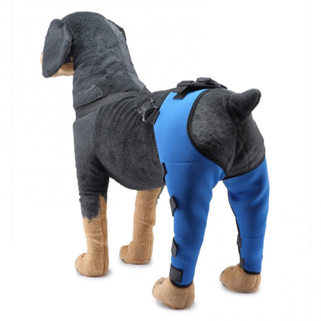 Dog Knee Brace for Torn ACL Hind Leg Adjustable Dual Back Leg Support for Luxating Patella Ligament Injuries Osteoarthritis Dog Knee Brace for Torn ACL Hind Leg Adjustable Dual Back Leg Support for Luxating Patella Ligament Injuries Osteoarthritis