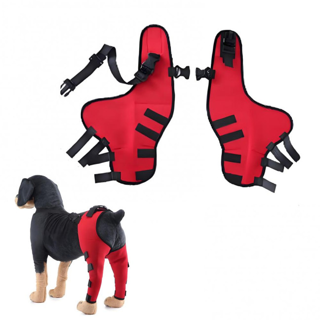 Dog Knee Brace for Torn ACL Hind Leg Adjustable Dual Back Leg Support for Luxating Patella Ligament Injuries Osteoarthritis Dog Knee Brace for Torn ACL Hind Leg Adjustable Dual Back Leg Support for Luxating Patella Ligament Injuries Osteoarthritis