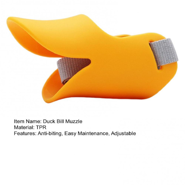 Anti Bite Duck Mouth Shape Dog Muzzle Silicone Duck Bill Dog Mouth Cover Adjustable Dog Muzzle Face Guard for Small Medium Dogs Anti Bite Duck Mouth Shape Dog Muzzle Silicone Duck Bill Dog Mouth Cover Adjustable Dog Muzzle Face Guard for Small Medium Dogs
