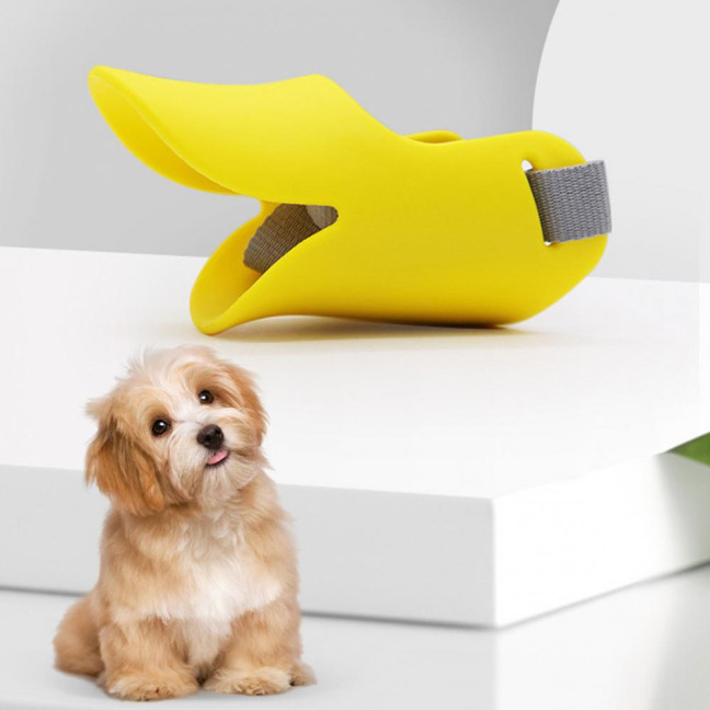 Anti Bite Duck Mouth Shape Dog Muzzle Silicone Duck Bill Dog Mouth Cover Adjustable Dog Muzzle Face Guard for Small Medium Dogs Anti Bite Duck Mouth Shape Dog Muzzle Silicone Duck Bill Dog Mouth Cover Adjustable Dog Muzzle Face Guard for Small Medium Dogs