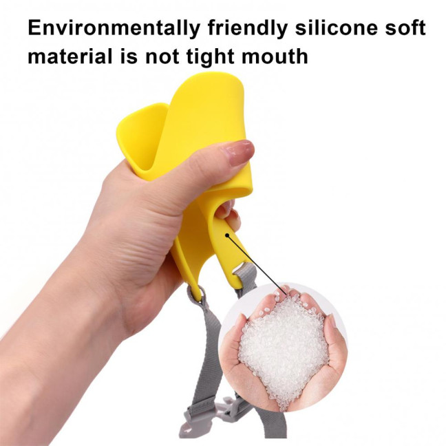 Anti Bite Duck Mouth Shape Dog Muzzle Silicone Duck Bill Dog Mouth Cover Adjustable Dog Muzzle Face Guard for Small Medium Dogs Anti Bite Duck Mouth Shape Dog Muzzle Silicone Duck Bill Dog Mouth Cover Adjustable Dog Muzzle Face Guard for Small Medium Dogs