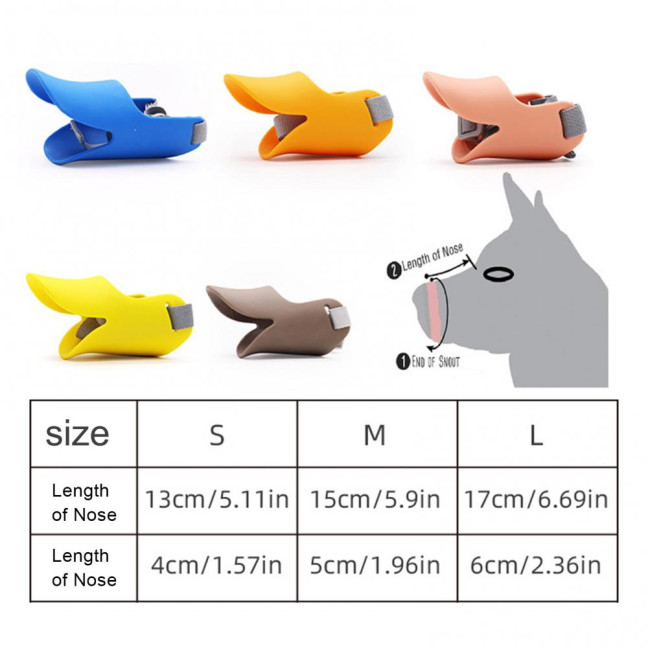 Anti Bite Duck Mouth Shape Dog Muzzle Silicone Duck Bill Dog Mouth Cover Adjustable Dog Muzzle Face Guard for Small Medium Dogs Anti Bite Duck Mouth Shape Dog Muzzle Silicone Duck Bill Dog Mouth Cover Adjustable Dog Muzzle Face Guard for Small Medium Dogs