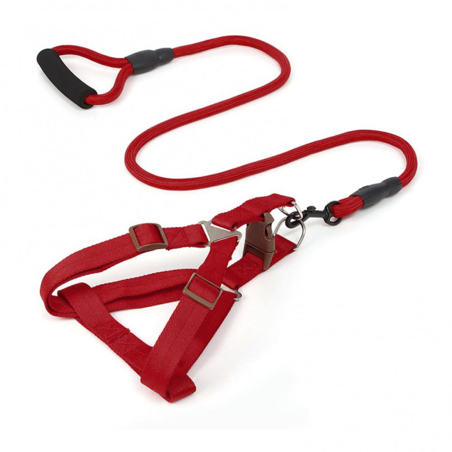 Dog Harness with Leash Dog Training Vest Lead Rope with Soft Padded Handle Pet Traction Supplies for Small And Medium Dogs Cats