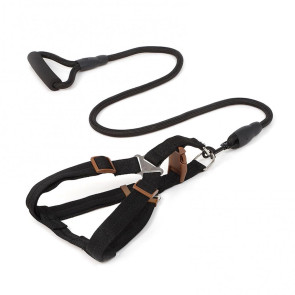 Dog Harness with Leash Dog Training Vest Lead Rope with Soft Padded Handle Pet Traction Supplies for Small And Medium Dogs Cats