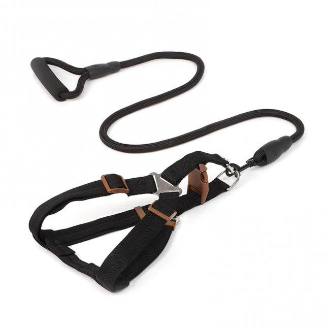Dog Harness with Leash Dog Training Vest Lead Rope with Soft Padded Handle Pet Traction Supplies for Small And Medium Dogs Cats