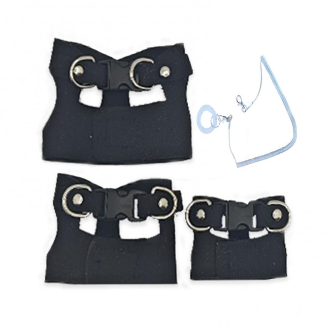 Bearded Dragon Harness And Leash Set Faux Leather Reptile Lizard Harness with Retractable Leash Small Animal Traction Rope Walking Vest Accessories for Amphibians Bearded Dragon Harness And Leash Set Faux Leather Reptile Lizard Harness with Retractable Leash Small Animal Traction Rope Walking Vest Accessories for Amphibians