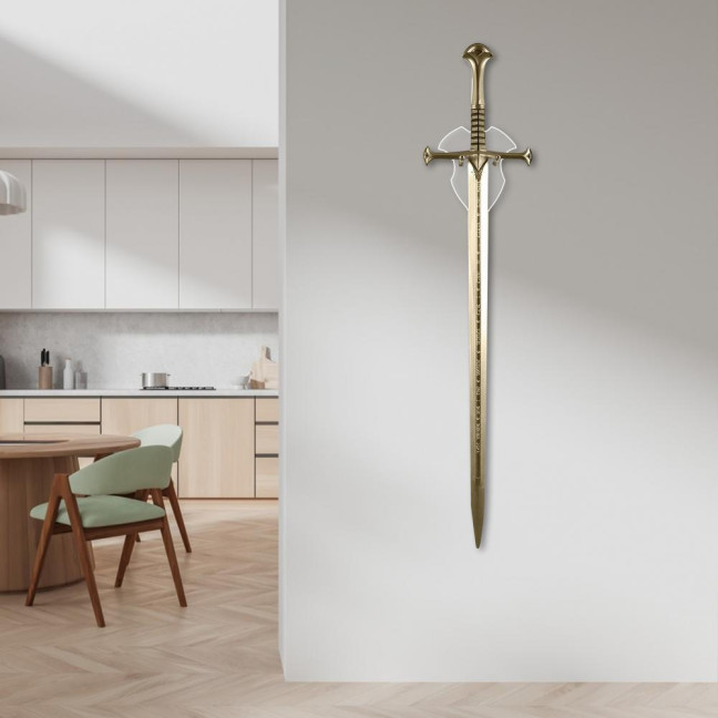 Wall Mount Medieval Swords Holder High Durability Strong Load-bearing Easy Installation Swords Display Stand