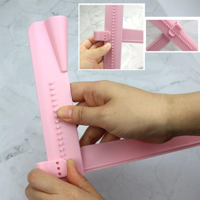 Adjustable Cake Smoother Scraper Fondant Spatula Cake Edges Smoother Food-Grade Cakes Pastry Spatula Cream Leveling Device Adjustable Cake Smoother Scraper Fondant Spatula Cake Edges Smoother Food-Grade Cakes Pastry Spatula Cream Leveling Device