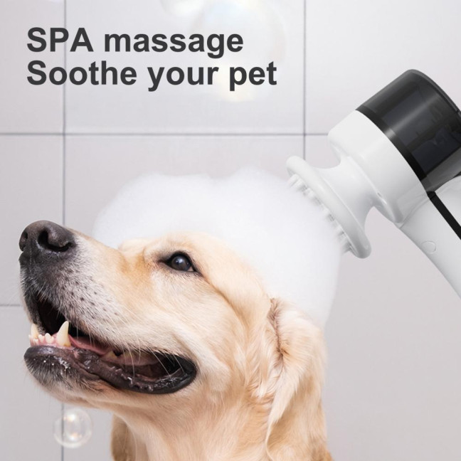 Dog Bath Brush Automatic Pet Shampoo Brush Bubble Maker Pet Washing Shower Brush for Short And Long Haired Pet Bathing Dog Bath Brush Automatic Pet Shampoo Brush Bubble Maker Pet Washing Shower Brush for Short And Long Haired Pet Bathing