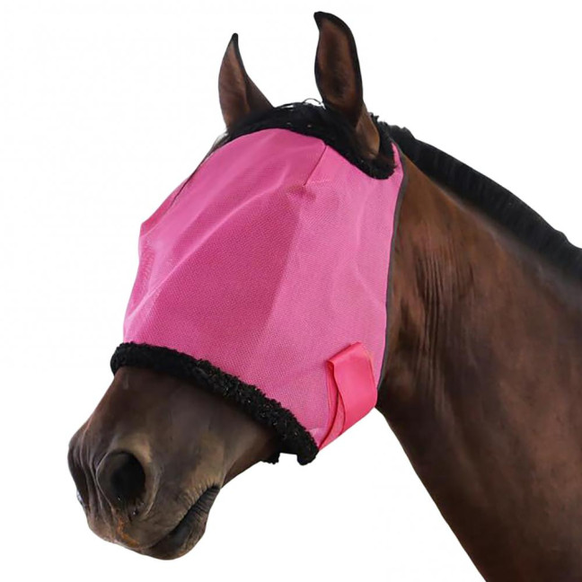 Horse Fly Face Guard Half Face UV Protection Cover from Summer Insect Pest Adjustable Breathable Mesh Coverage for Horse