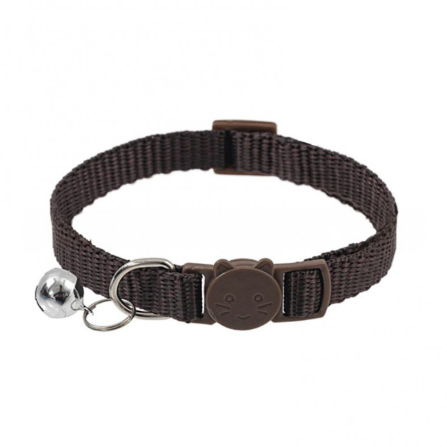 Cat Collar with Bell Soft Cat Safety Collar with Quick Release Buckle Adjustable Nylon Collar for Cats Puppy