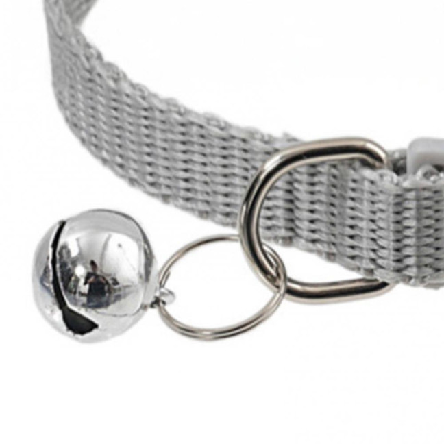 Cat Collar with Bell Soft Cat Safety Collar with Quick Release Buckle Adjustable Nylon Collar for Cats Puppy