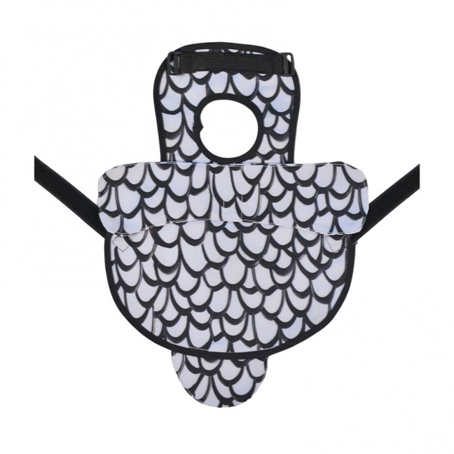 Chicken Saddle for Hens Printed Chicken Aprons with Adjustable Strap Chicken Vest Jacket Clothes for Poultry Back Feather Protection