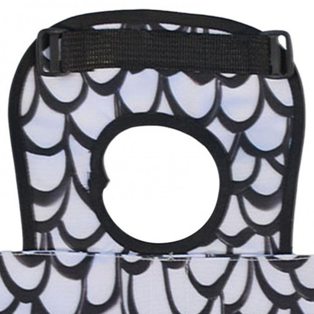 Chicken Saddle for Hens Printed Chicken Aprons with Adjustable Strap Chicken Vest Jacket Clothes for Poultry Back Feather Protection