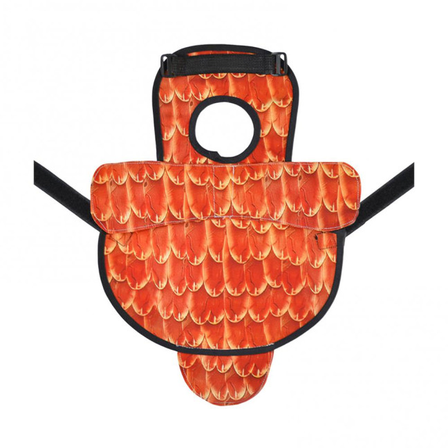 Chicken Saddle for Hens Printed Chicken Aprons with Adjustable Strap Chicken Vest Jacket Clothes for Poultry Back Feather Protection