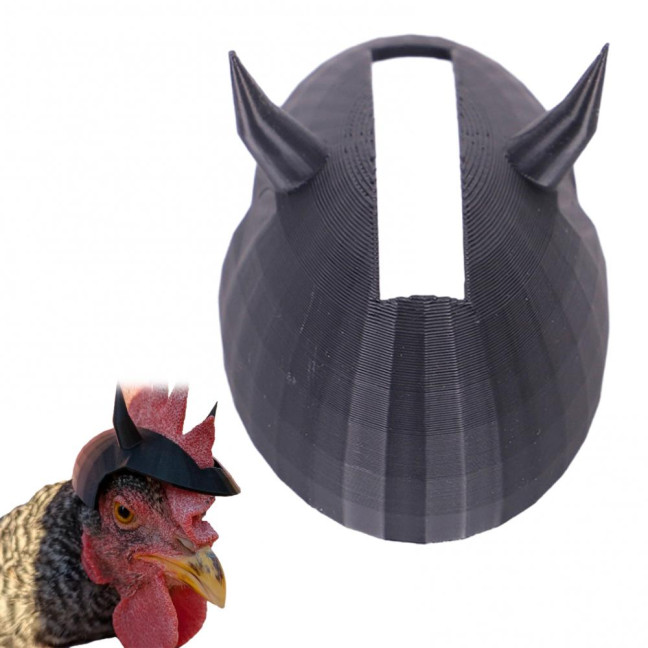 Chicken Helmet Hens Safety Hat with Adjustable Elastic Strap Mini Parrot Helmet Costume Accessories for Rooster Duck Parakeet Poultry 