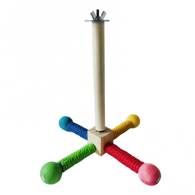 Spinning Birds Stand Perch Toy 360 Degree Rotation Wooden Exercise Wheel Parrot Perch Cage Accessories for Parakeets Budgies Lovebirds Finch Conure Spinning Birds Stand Perch Toy 360 Degree Rotation Wooden Exercise Wheel Parrot Perch Cage Accessories for Parakeets Budgies Lovebirds Finch Conure