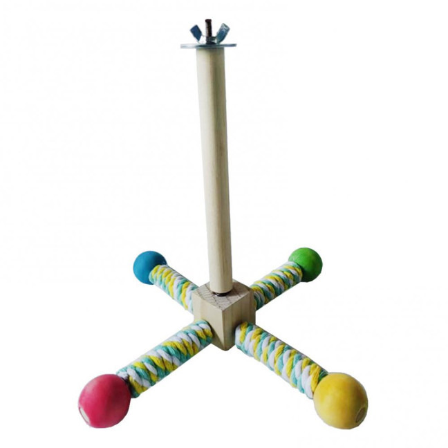 Spinning Birds Stand Perch Toy 360 Degree Rotation Wooden Exercise Wheel Parrot Perch Cage Accessories for Parakeets Budgies Lovebirds Finch Conure Spinning Birds Stand Perch Toy 360 Degree Rotation Wooden Exercise Wheel Parrot Perch Cage Accessories for Parakeets Budgies Lovebirds Finch Conure