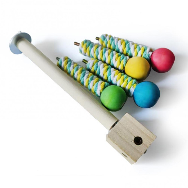 Spinning Birds Stand Perch Toy 360 Degree Rotation Wooden Exercise Wheel Parrot Perch Cage Accessories for Parakeets Budgies Lovebirds Finch Conure Spinning Birds Stand Perch Toy 360 Degree Rotation Wooden Exercise Wheel Parrot Perch Cage Accessories for Parakeets Budgies Lovebirds Finch Conure