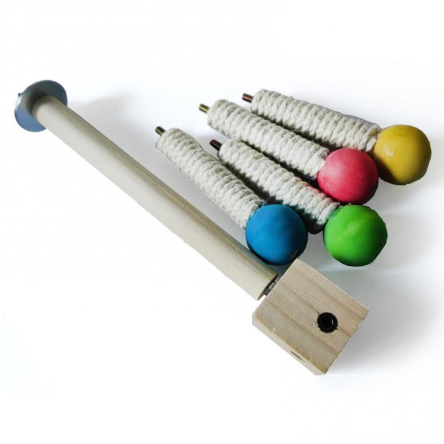 Spinning Birds Stand Perch Toy 360 Degree Rotation Wooden Exercise Wheel Parrot Perch Cage Accessories for Parakeets Budgies Lovebirds Finch Conure Spinning Birds Stand Perch Toy 360 Degree Rotation Wooden Exercise Wheel Parrot Perch Cage Accessories for Parakeets Budgies Lovebirds Finch Conure