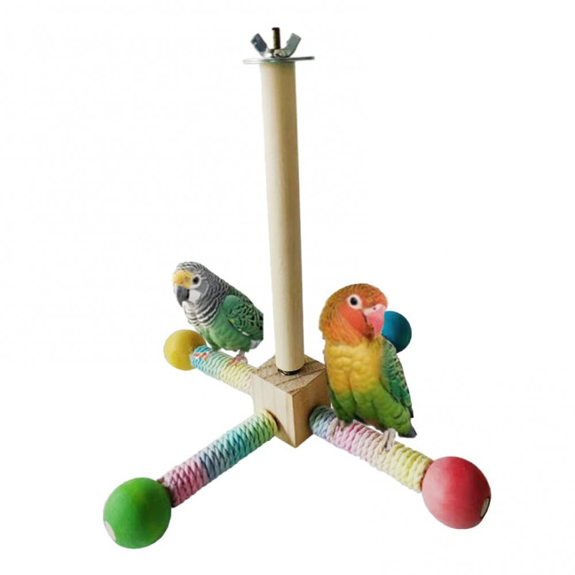 Spinning Birds Stand Perch Toy 360 Degree Rotation Wooden Exercise Wheel Parrot Perch Cage Accessories for Parakeets Budgies Lovebirds Finch Conure Spinning Birds Stand Perch Toy 360 Degree Rotation Wooden Exercise Wheel Parrot Perch Cage Accessories for Parakeets Budgies Lovebirds Finch Conure