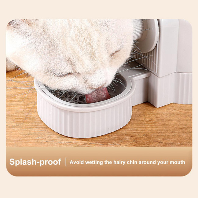 Hanging Cage Automatic Pet Feeder 520ML Small Pet Water Dispenser 1200ML Auto Food Feeding Bowl for Puppy Kitten Rabbit Chinchilla Hedgehog Ferret