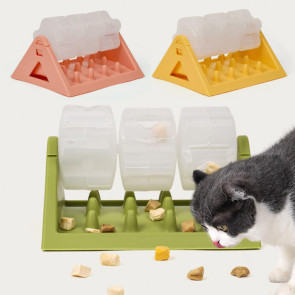 Rolling Food Leakage Toy Interactive Dog Treat Dispensing Toy Puzzle Slow Feeder Pet Bowl for Cat Puppy Training Bored Relief 