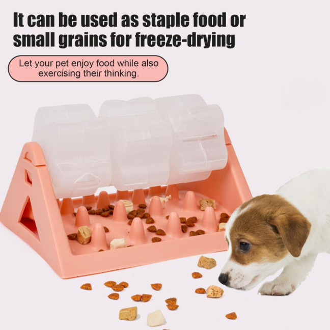 Rolling Food Leakage Toy Interactive Dog Treat Dispensing Toy Puzzle Slow Feeder Pet Bowl for Cat Puppy Training Bored Relief 