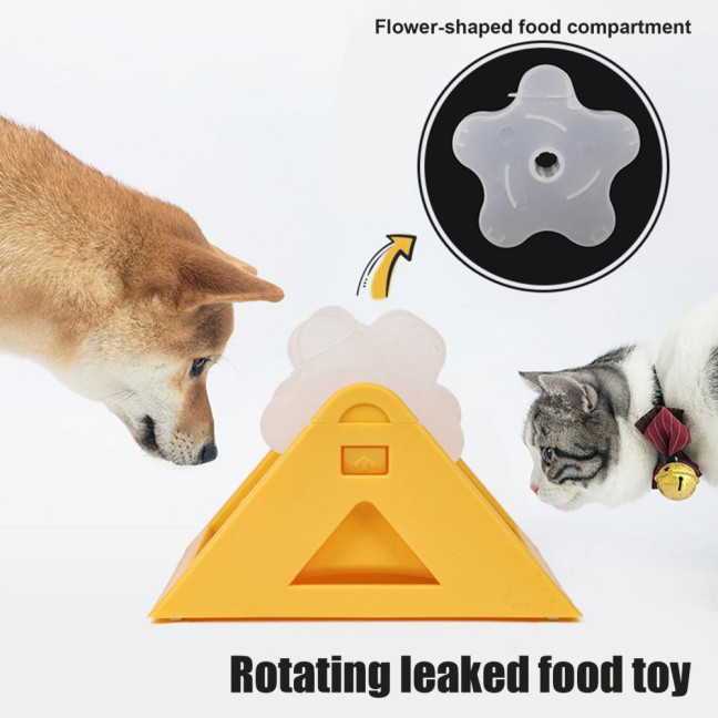 Rolling Food Leakage Toy Interactive Dog Treat Dispensing Toy Puzzle Slow Feeder Pet Bowl for Cat Puppy Training Bored Relief 