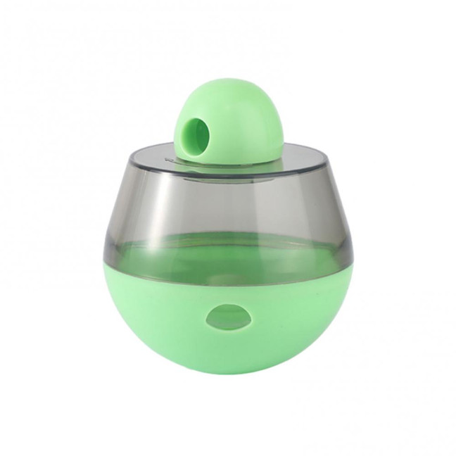 Interactive Dog Treat Dispensing Puzzle Toy Rolling Ball Tumble Food Leaking Pet Slow Feeder with Cartoon Figurine for Cats And Dogs