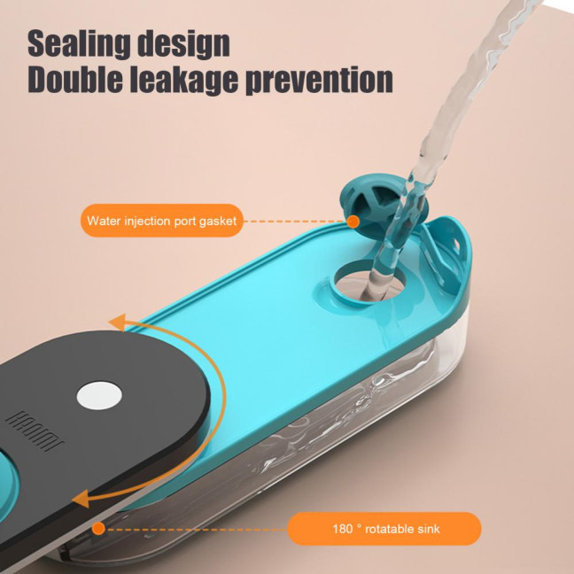 Travel Dog Water Bottle Portable Pet Water Dispenser with Lanyard for Outdoor Walking Foldable Dog Water Bowl for Small Medium Large Dogs 