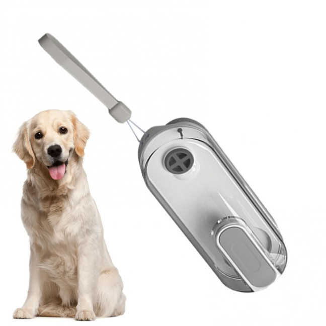 Travel Dog Water Bottle Portable Pet Water Dispenser with Lanyard for Outdoor Walking Foldable Dog Water Bowl for Small Medium Large Dogs 