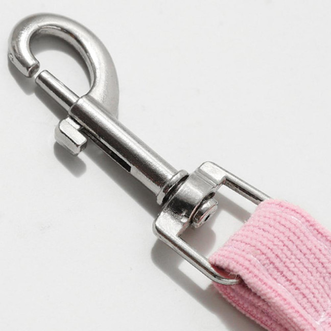 Cat Harness Leash Collar Set for Walking Adjustable Double Layer Pet Harness with Flower Decor Escape Proof Pet Collar Leash for Small Medium Cats Dogs