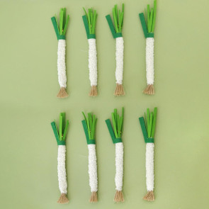 Scallion-Shaped Cat Chew Toy Soft Felt Scallion Cat Teething Toy Interactive Pet Training Supplies for Indoor Kittens And Cats