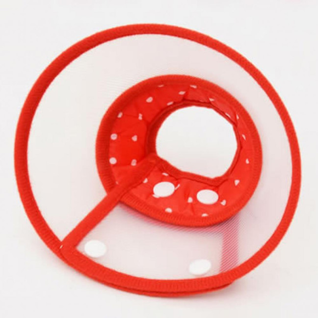 Cat Cone Collar Adjustable Recovery Pet Cone E-Collar Wound Healing Anti-licking Protective Collar Neck Cover for Cats Kittens Rabbits