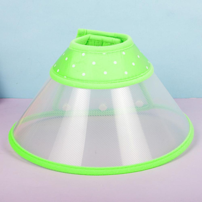 Cat Cone Collar Adjustable Recovery Pet Cone E-Collar Wound Healing Anti-licking Protective Collar Neck Cover for Cats Kittens Rabbits