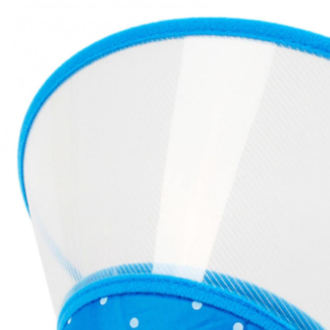 Cat Cone Collar Adjustable Recovery Pet Cone E-Collar Wound Healing Anti-licking Protective Collar Neck Cover for Cats Kittens Rabbits