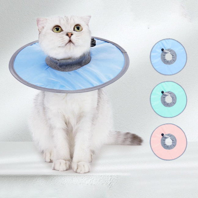 Soft Cat Cone Collar Adjustable Recovery Cone for Small Large Cats After Surgery to Stop Licking And Scratch Waterproof Protective E Collar for Wound Care Soft Cat Cone Collar Adjustable Recovery Cone for Small Large Cats After Surgery to Stop Licking And Scratch Waterproof Protective E Collar for Wound Care