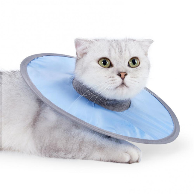 Soft Cat Cone Collar Adjustable Recovery Cone for Small Large Cats After Surgery to Stop Licking And Scratch Waterproof Protective E Collar for Wound Care Soft Cat Cone Collar Adjustable Recovery Cone for Small Large Cats After Surgery to Stop Licking And Scratch Waterproof Protective E Collar for Wound Care