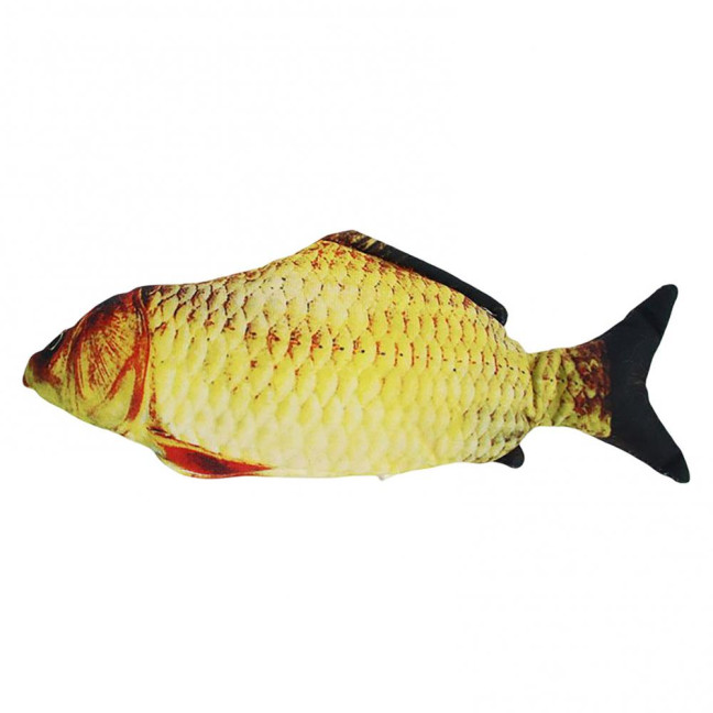 Flopping Fish Cat Toy with Catnip Interactive Automatic Floppy Carp Kitten Kicker Toy Electric Realistic Plush Wiggle Fish for Indoor Cats Dogs