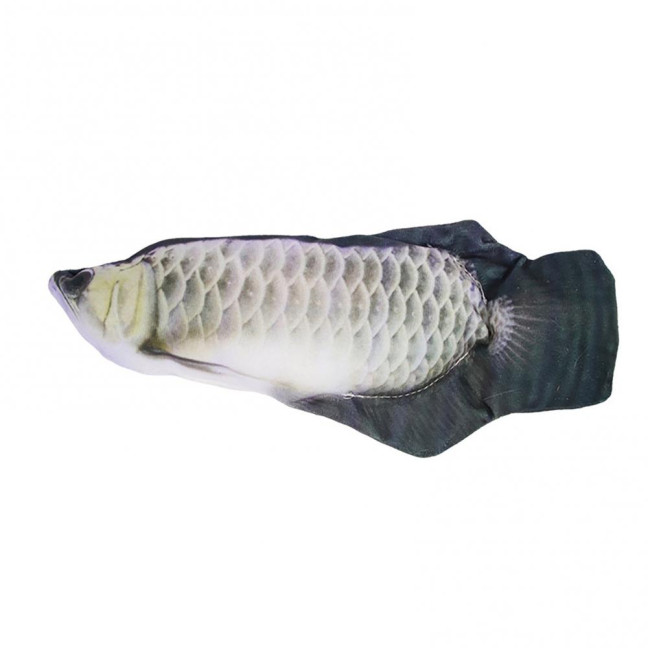 Flopping Fish Cat Toy with Catnip Interactive Automatic Floppy Carp Kitten Kicker Toy Electric Realistic Plush Wiggle Fish for Indoor Cats Dogs