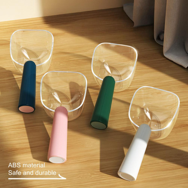 Dog Food Scoop with Accurate Measurement Dual-Function Cat Food Scoop 1 Cup Capacity Pet Food Measuring Scoop for Pet Feeding 