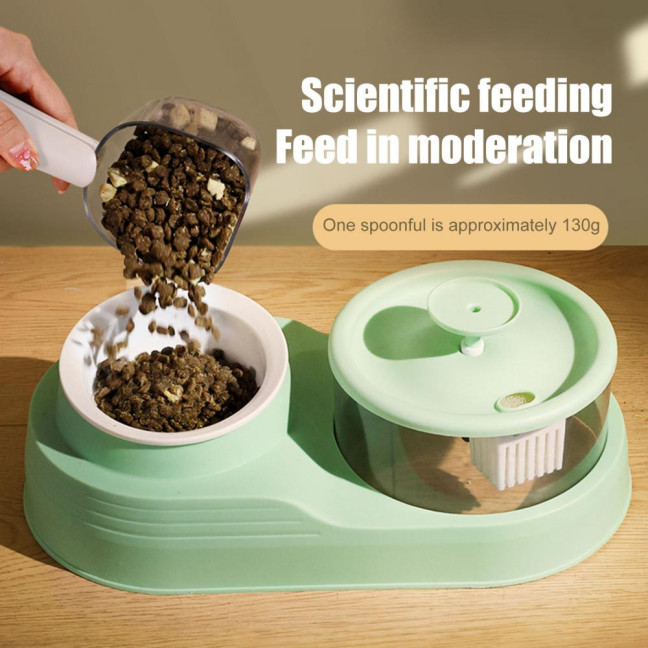 Dog Food Scoop with Accurate Measurement Dual-Function Cat Food Scoop 1 Cup Capacity Pet Food Measuring Scoop for Pet Feeding 