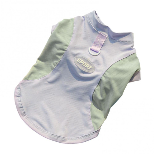 Sun Protection Dog Shirt Breathable Quick-Drying Ice Silk Dog Cooling T-shirts Summer Pet Sleeveless Clothes for Small Medium Dogs