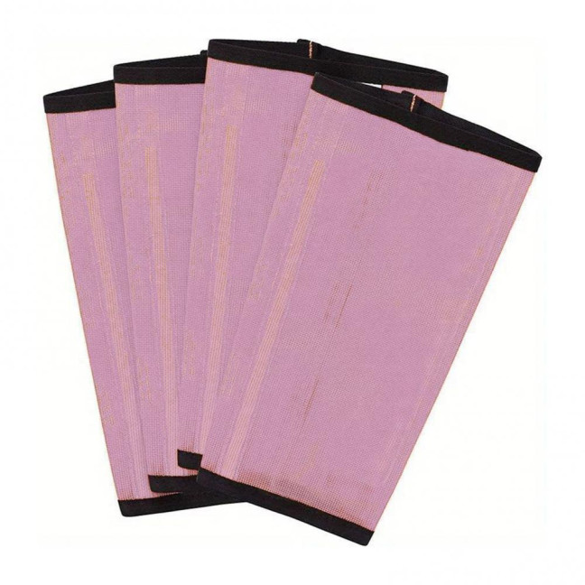 4 Pcs Horse Fly Boots Breathable Mesh Horse Leggings Equine Supplies for Reducing Stomping Hoof Damage Leg Fatigue